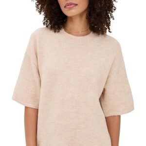 Free People Cream Sweater Free People Women's Margot Sweater Tee